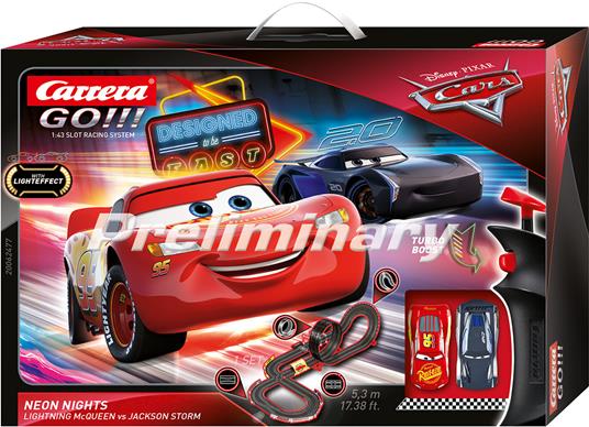 Carrera Slot. Disney Cars. Neon Nights Go!!! Sets