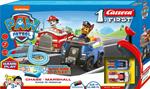Carrera First. Paw Patrol. Race 'N' Rescue. With Light&Sound-Box & Narrow Section Batteria