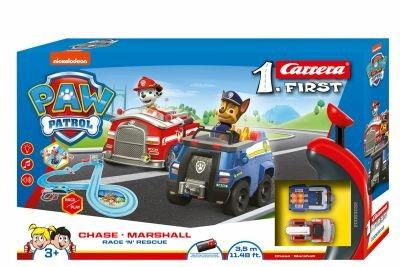 Carrera First. Paw Patrol. On The Track- 2,4 With Spinners Batteria - 2