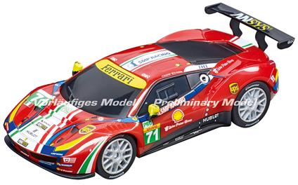 Red Carrera Go Carrera Slot. Ferrari 488 Gte Af Corse, No. 71