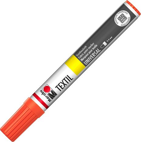 Marabu marker "pittore tessile" disegnato 2-4 mm Arancione