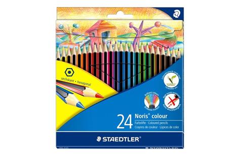 Pastelli Staedtler Noris colour. Confezione 24 matite colorate assortite - 2