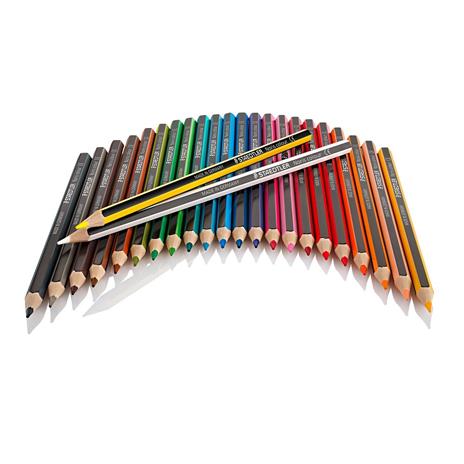 Pastelli Staedtler Noris colour. Confezione 24 matite colorate assortite - 9