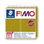 Staedtler- Fimo Leather-Effect Pasta per Modellare in Forno, Colore Oliva, 57 g, 8010-519 ST