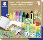 Set attività Noris® junior Contenuto: 6 pastelli a cera in colori assortiti 224, 1 pz ciascuno 141-2B