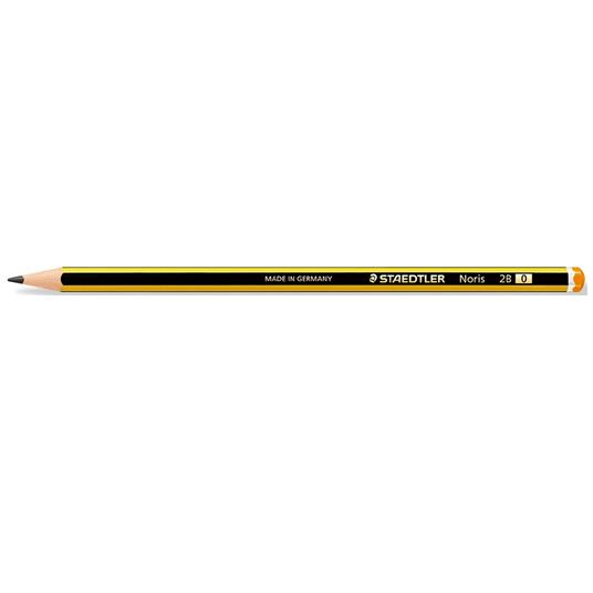 2 matite grafite esagonali Noris 0 - 2B - 2