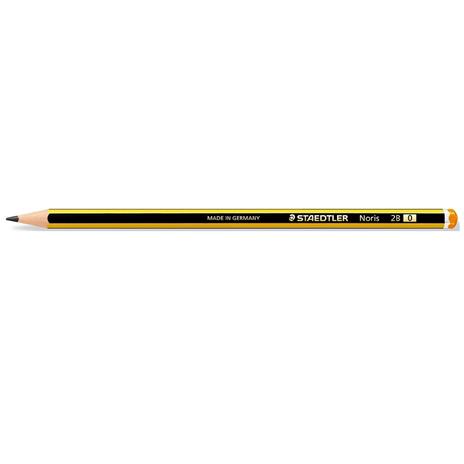 2 matite grafite esagonali Noris 0 - 2B - 2
