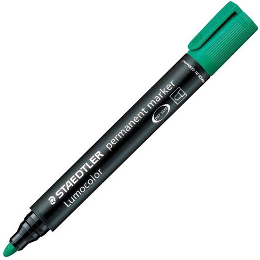 Staedtler Lumocolor marcatore permanente Verde Tipo di punta 1 pezzo(i)