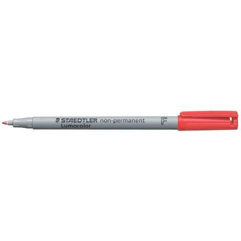 Penna a punta sintetica Staedtler Lumocolor® non-permanente 316 F 0,6 mm  rosso - 316-2 - Staedtler - Cartoleria e scuola