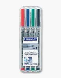 Cartoleria Staedtler 316 WP4 evidenziatore 1 pezzo(i) Nero, Blu, Verde, Rosso Staedtler