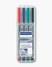 Staedtler 316 WP4 evidenziatore 1 pezzo(i) Nero, Blu, Verde, Rosso