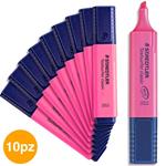 Set 10 Evidenziatori Staedtler Pennarello Evidenziatore Rosa Fuxia Fluo 10pz