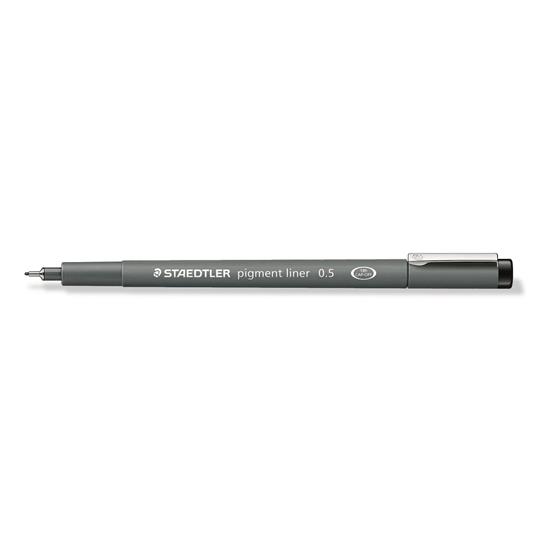 Pennarelli fineliner Staedlter Pigment liner. Staedtler Box con 6 pennerelli a tratti assortiti - 10