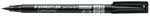 Penna a punta sintetica Staedtler Lumocolor per CD/DVD nero punta superfine 0,4 mm