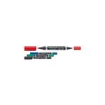 Staedtler Lumocolor Duo marcatore permanente Rosso Punta a ogiva/sottile 1 pezzo(i)