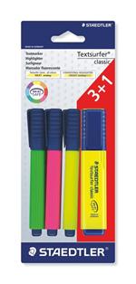 Staedtler 364 A BK4D evidenziatore Multicolore Combinata 4 pezzo(i)