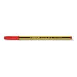 Penna a sfera Staedtler Noris Stick M 1 mm - tratto 0,35 mm rosso conf. da 20 - 434 02