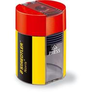 temperamatite Noris® a 1 foro con contenitore per trucioli per matite con fusto max Ø 8,2 mm.