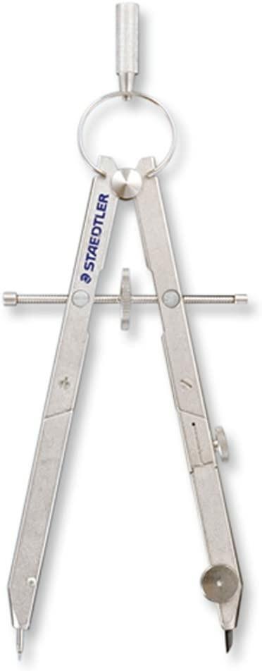 STAEDTLER Mars® Comfort set compasso di precisione, dotato di adattatore universale, prolunga e astuccio portamine, diametro da 26.5 cm, 551 02 - 2