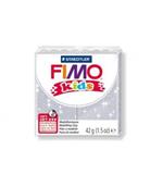Panetto fimo kids 42gr.argento glitter 812