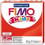 Fimo Kids Rosso 42g Pasta Modellante Modellabile Hobby Scuola Arte Decoupage