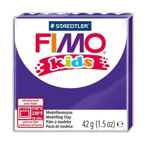 Panetto fimo kids 42gr violetto 6 - 15