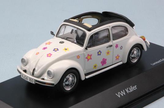 Volkswagen Vw Kafer Open Air Blumen White 1:43 Model Sh3896