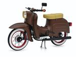 SCHUCO SH450663600 SIMSON KR51/1 CUSTOM II BROWN 1:10 Modellino