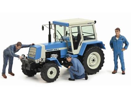 SCHUCO SH450782600 FORTSCHRITT ZT 323 + 3 FIGURINES 1:32 Modellino