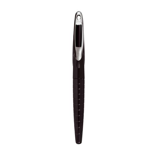 Penna stilografica Herlitz My.Pen con pennino in acciao inossidabile punta M, impugnatura ergonomica Nero-Bianco - 3