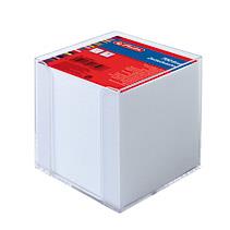 Herlitz 10410801 dispenser per foglio appunti Quadrato Plastica Bianco