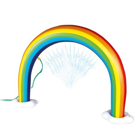 Happy People Irrigatore Gonfiabile Arcobaleno 216x46x153 cm - 2