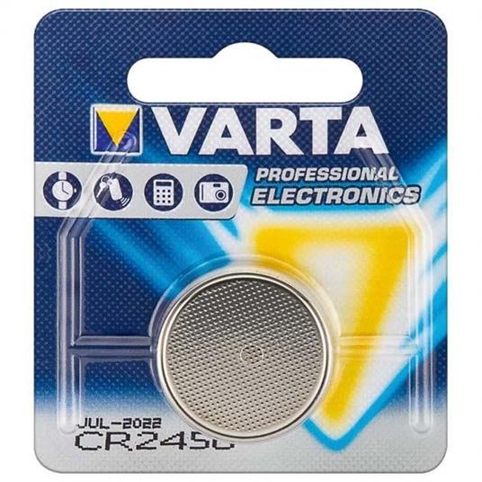 Batterie Lithio Varta Batteria a Pulsante al litio CR2450 3V 1-Vescica - 3