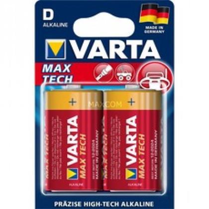 Varta MAX TECH 2x Alkaline D Alcalino 1.5V - 10