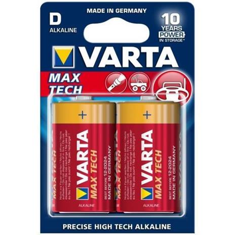 Varta MAX TECH 2x Alkaline D Alcalino 1.5V - 5