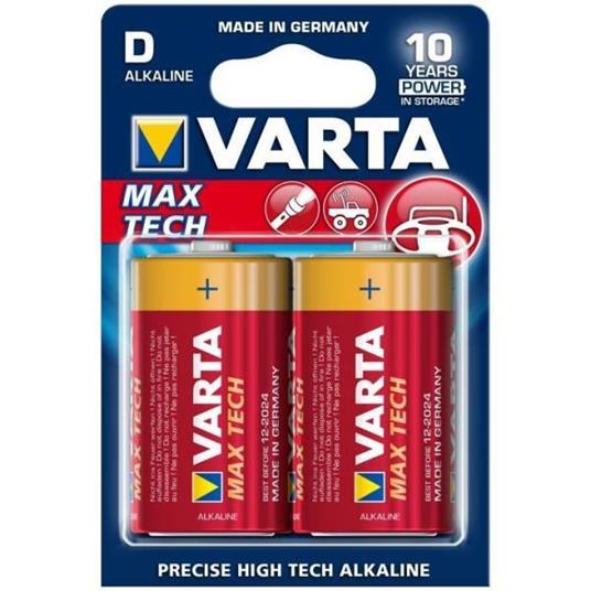 Varta MAX TECH 2x Alkaline D Alcalino 1.5V