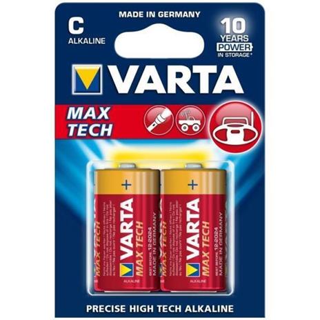 Varta MAX TECH 2x Alkaline C Alcalino 1.5V - 9
