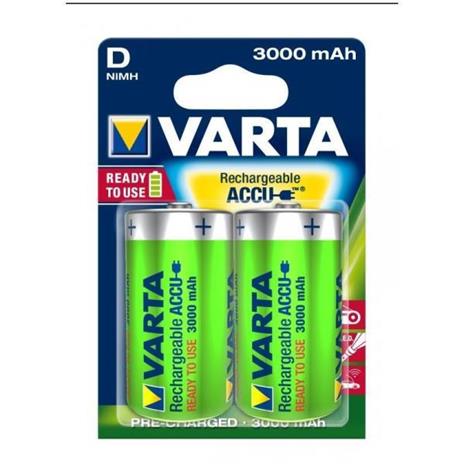 Batterie NiMH Varta Ricaricabili D 1.2V 3000mAh 2-Vescica - 8