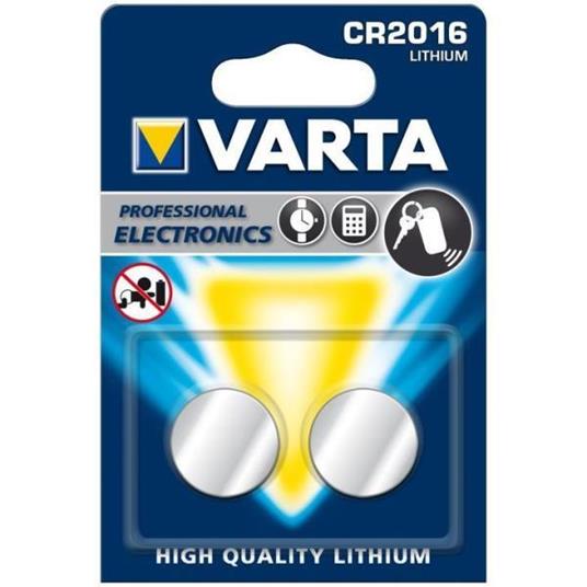 Cr 2016 (Litio) Conf.Da 2 Varta 6016101402 - 9