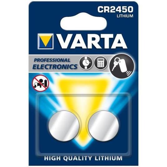 Cr 2450 (Litio) Aaaa Conf.2Pz Varta 6450101402