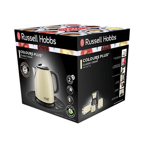 Russell Hobbs Mini Bollitore Colours Plus+ Crema - Russell Hobbs - Idee  regalo