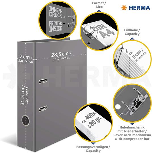 HERMA 7171 cartella A4 Cartone - 4