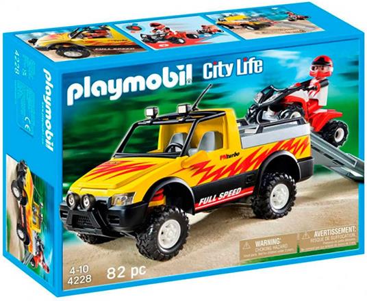 Pick-Up con quad da corsa