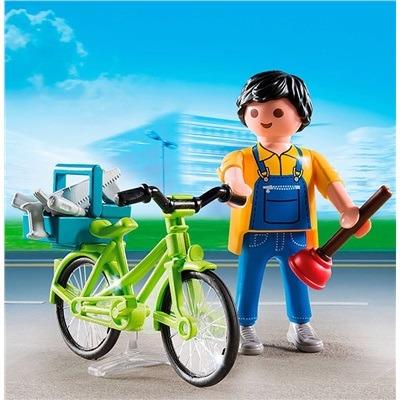 Playmobil Special Plus. Idraulico con Bici (4791) - 3