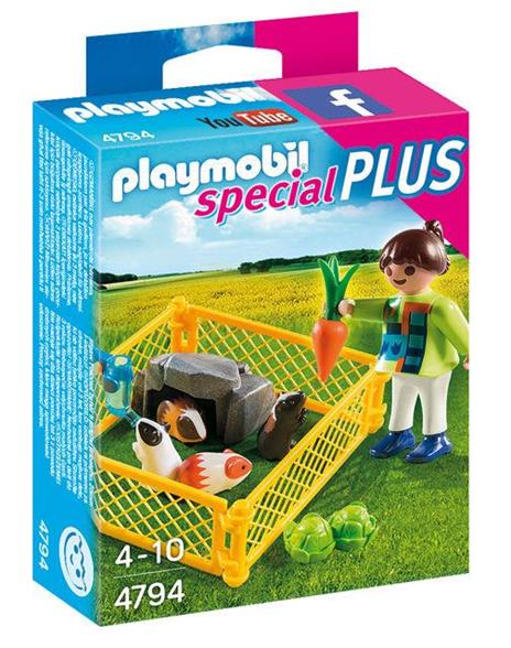Playmobil Special Plus Bambina con Porcellini d'India (4794) - 2