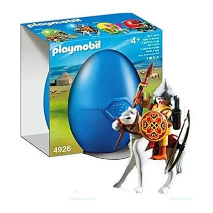 Playmobil 626075 Uovo del cavaliere mongolo (4926), colore: Blu