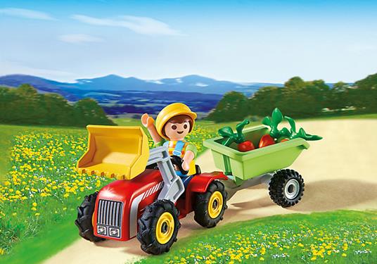 Playmobil. Bimbo con trattore giocattolo (4943) - 4