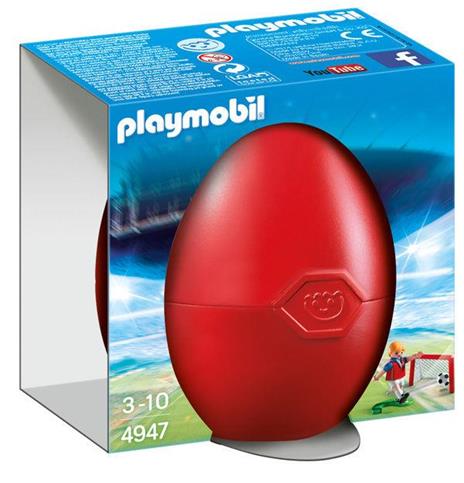 Playmobil Uovo di Pasqua Calciatore in Azione (4947)