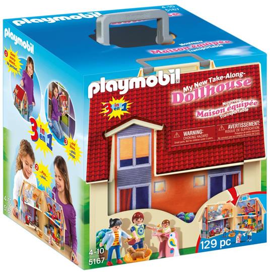 Playmobil Dollhouse (5167). Casa delle Bambole Portatile - 9
