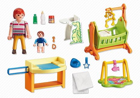 Playmobil Dollhouse. Cameretta con fasciatoio (5304) - 5